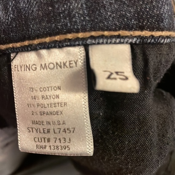 𝅺FLYING Monkey Women’s Denim Skinny Jeans Size 25 - Picture 6 of 10